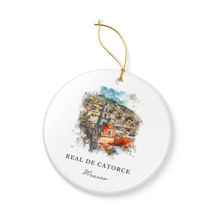 Real de Catorce Mexico Ornament: Unique Real de Catorce Souvenir, Real de Catorce Mexico Xmas Decor, and Authentic Real de Catorce Gift