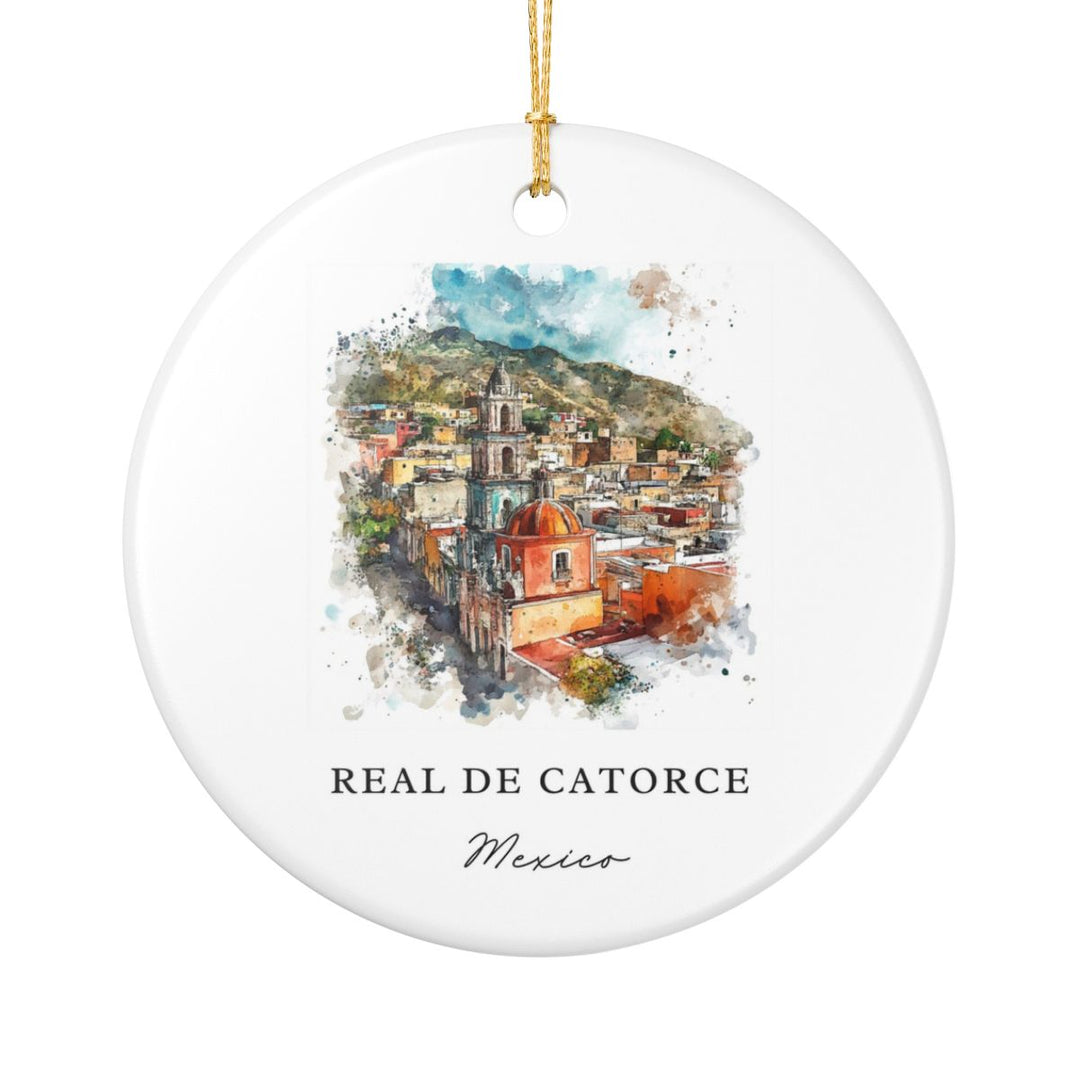 Real de Catorce Mexico Ornament: Unique Real de Catorce Souvenir, Real de Catorce Mexico Xmas Decor, and Authentic Real de Catorce Gift