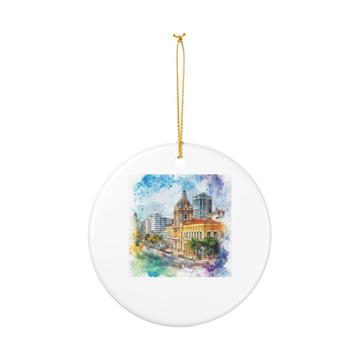 Recife Brazil Ornament: Unique Recife Brazil Souvenir, Recife Brazil Xmas Decor, and Authentic Recife Brazil Gift