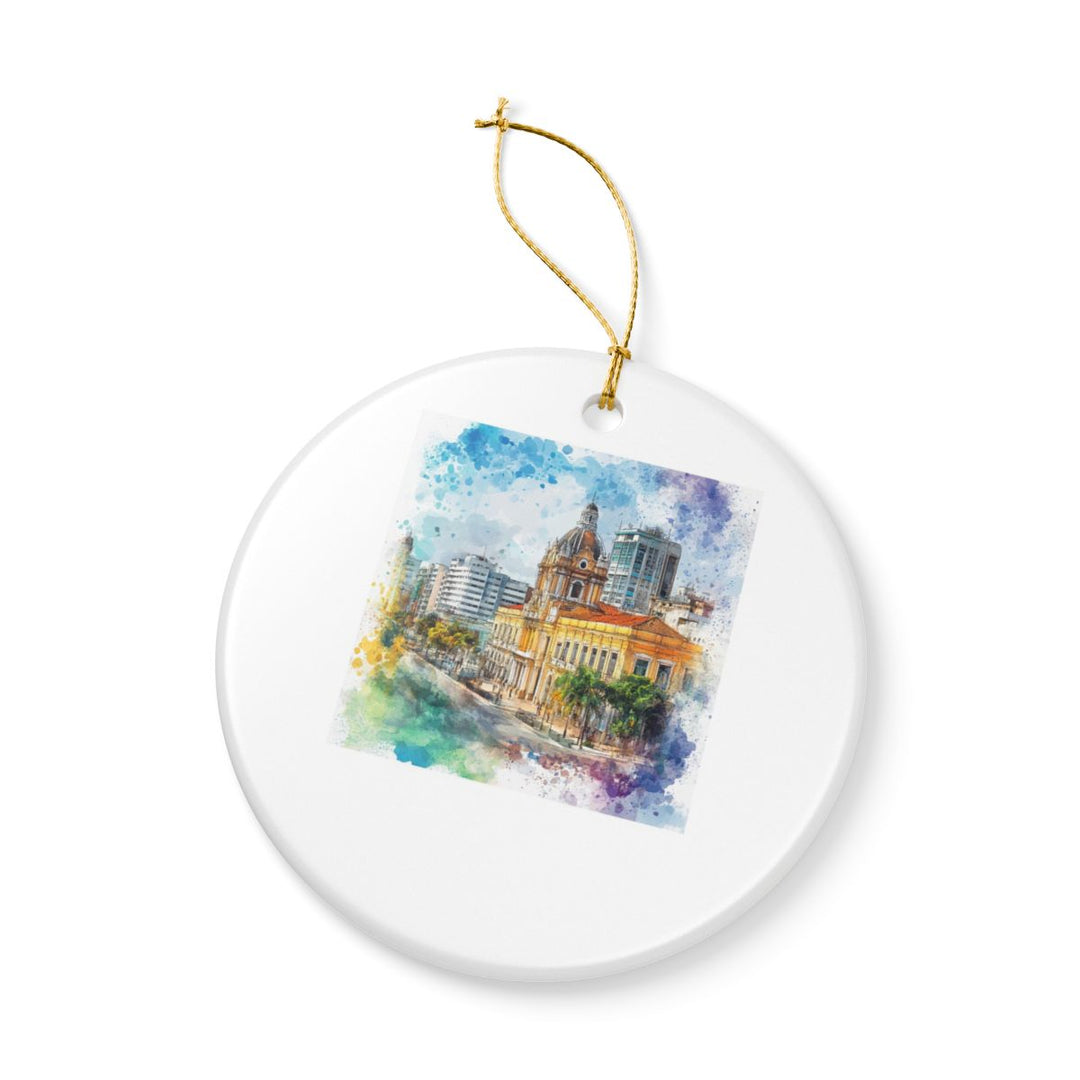 Recife Brazil Ornament: Unique Recife Brazil Souvenir, Recife Brazil Xmas Decor, and Authentic Recife Brazil Gift
