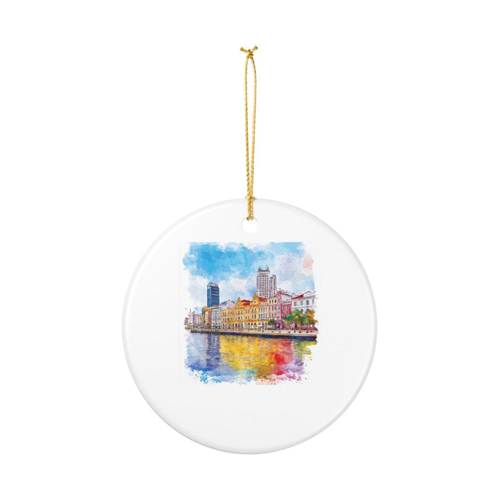 Recife Brazil Ornament: Unique Recife Brazil Souvenir, Recife Brazil Xmas Decor, and Authentic Recife Brazil Gift