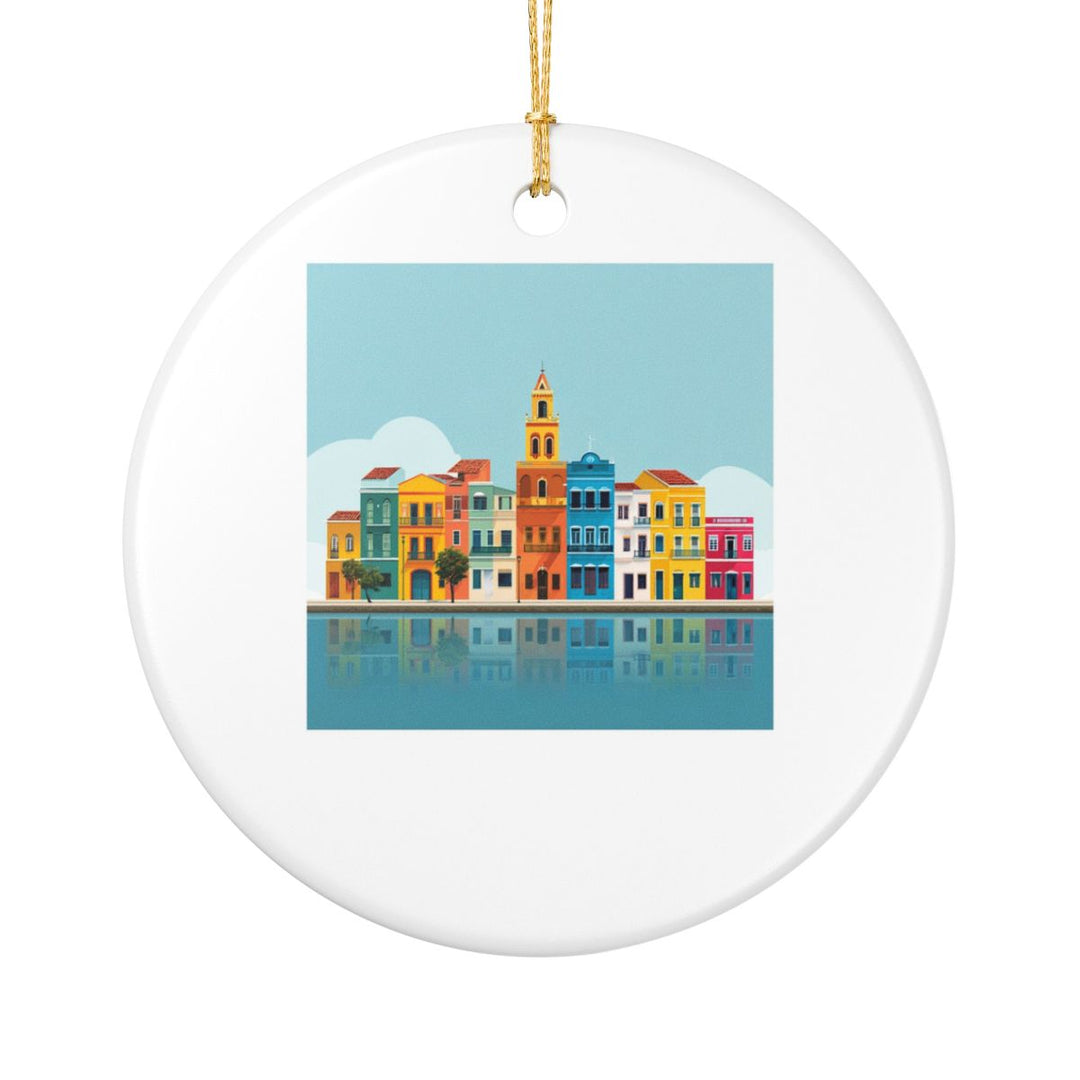 Recife Brazil Ornament: Unique Recife Brazil Souvenir, Recife Brazil Xmas Decor, and Authentic Recife Brazil Gift