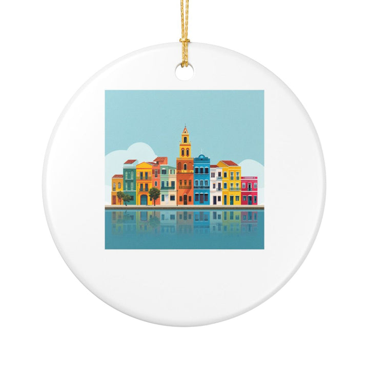 Recife Brazil Ornament: Unique Recife Brazil Souvenir, Recife Brazil Xmas Decor, and Authentic Recife Brazil Gift