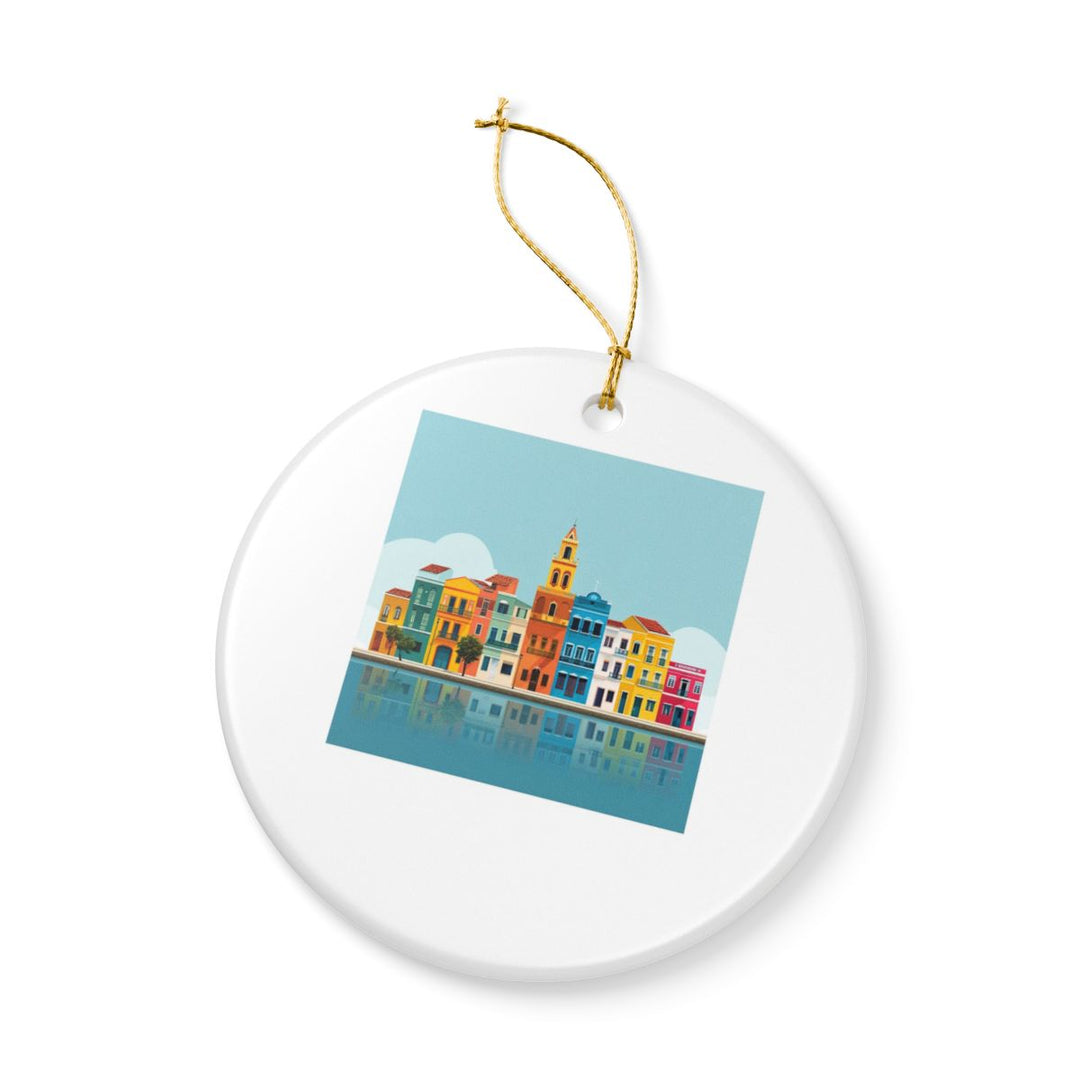 Recife Brazil Ornament: Unique Recife Brazil Souvenir, Recife Brazil Xmas Decor, and Authentic Recife Brazil Gift