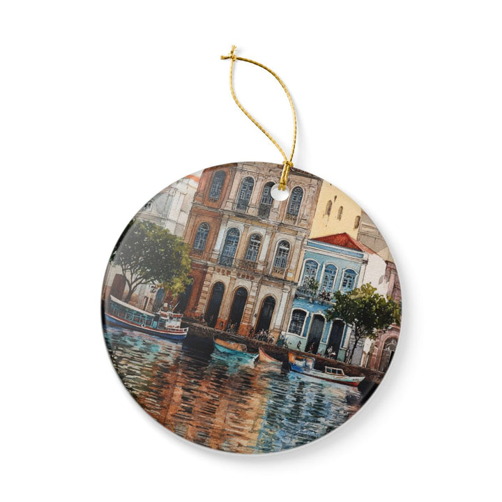 Recife Ornament: Unique Recife Souvenir, Recife Xmas Decor, and Authentic Recife Gift