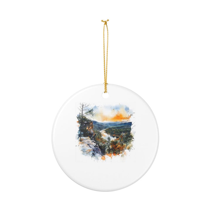 Red River Gorge Kentucky Ornament: Unique Red River Gorge Souvenir, Red River Gorge Kentucky Xmas Decor, and Authentic Red River Gorge Gift