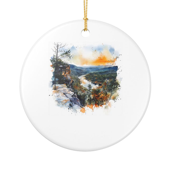 Red River Gorge Kentucky Ornament: Unique Red River Gorge Souvenir, Red River Gorge Kentucky Xmas Decor, and Authentic Red River Gorge Gift