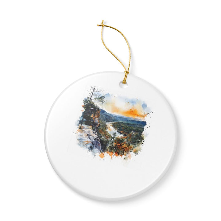 Red River Gorge Kentucky Ornament: Unique Red River Gorge Souvenir, Red River Gorge Kentucky Xmas Decor, and Authentic Red River Gorge Gift