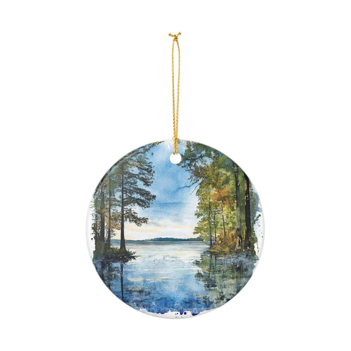 Reelfoot Lake Tennessee USA Ornament: Unique Reelfoot Lake Souvenir, Reelfoot Lake Tennessee Xmas Decor, and Authentic Reelfoot Lake Gift