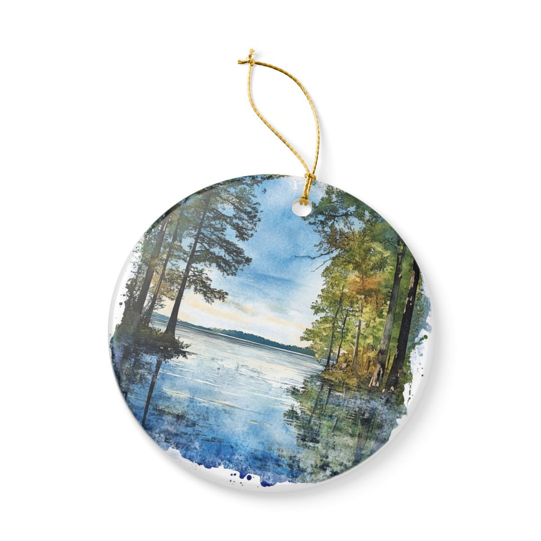 Reelfoot Lake Tennessee USA Ornament: Unique Reelfoot Lake Souvenir, Reelfoot Lake Tennessee Xmas Decor, and Authentic Reelfoot Lake Gift