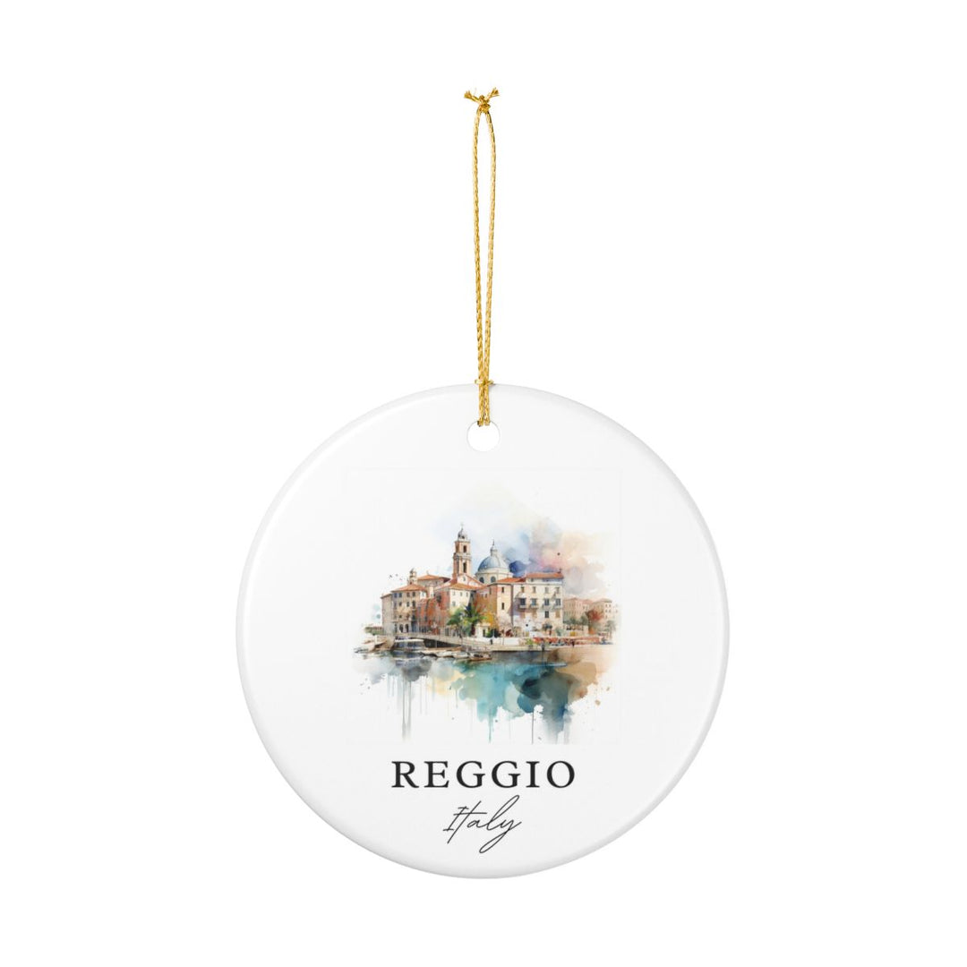 Reggio Italy Ornament: Unique Reggio Souvenir, Reggio Italy Xmas Decor, and Authentic Reggio Gift
