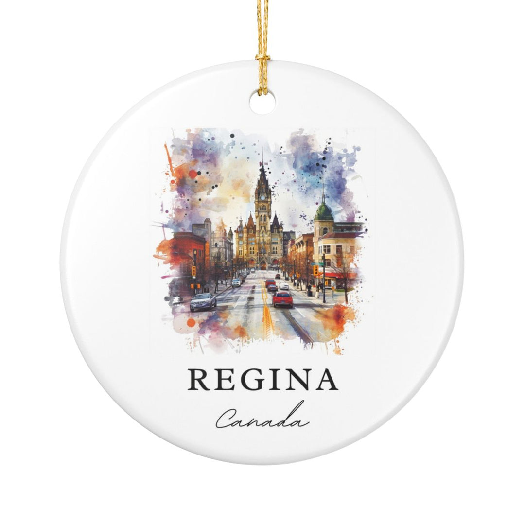 Regina Canada Ornament: Unique Regina Souvenir, Regina Canada Xmas Decor, and Authentic Regina Gift