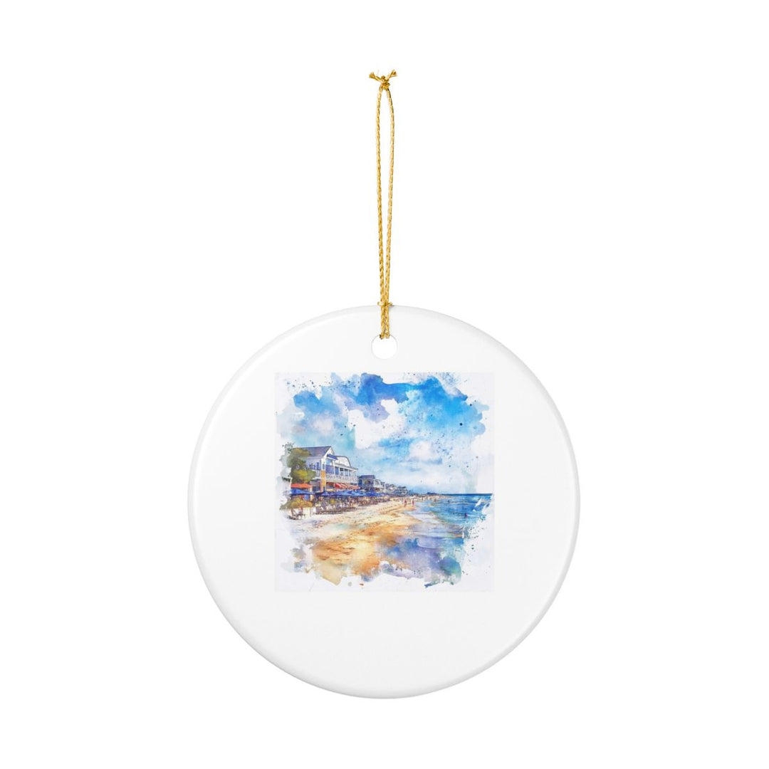 Rehoboth Beach Delaware Ornament: Unique Rehoboth Beach Souvenir, Rehoboth Beach Delaware Xmas Decor, and Authentic Rehoboth Beach Gift