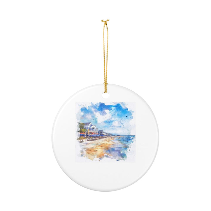 Rehoboth Beach Delaware Ornament: Unique Rehoboth Beach Souvenir, Rehoboth Beach Delaware Xmas Decor, and Authentic Rehoboth Beach Gift