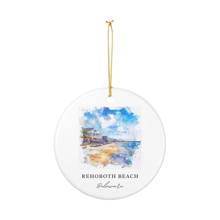 Rehoboth Beach Delaware Ornament | Christmas Travel Souvenir Gift