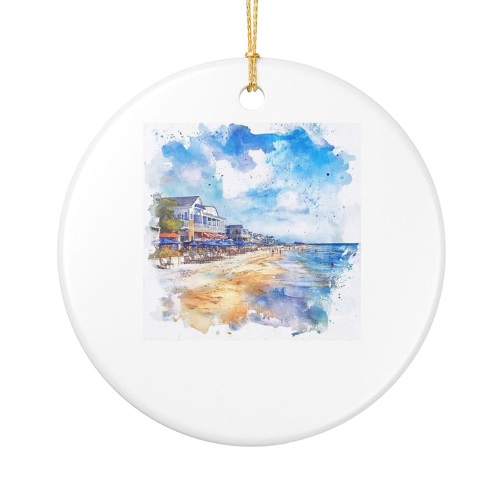 Rehoboth Beach Delaware Ornament: Unique Rehoboth Beach Souvenir, Rehoboth Beach Delaware Xmas Decor, and Authentic Rehoboth Beach Gift