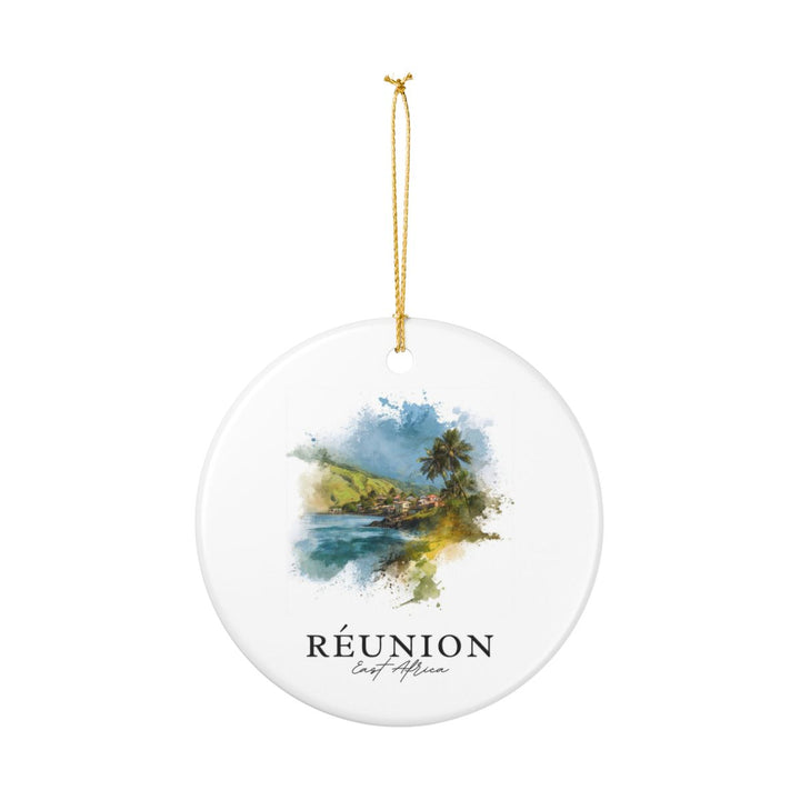 Réunion East Africa Ornament: Unique Réunion East Africa Souvenir, Réunion East Africa Xmas Decor, and Authentic Réunion East Africa Gift