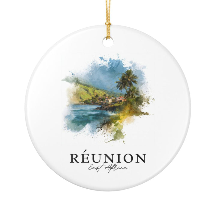 Réunion East Africa Ornament: Unique Réunion East Africa Souvenir, Réunion East Africa Xmas Decor, and Authentic Réunion East Africa Gift