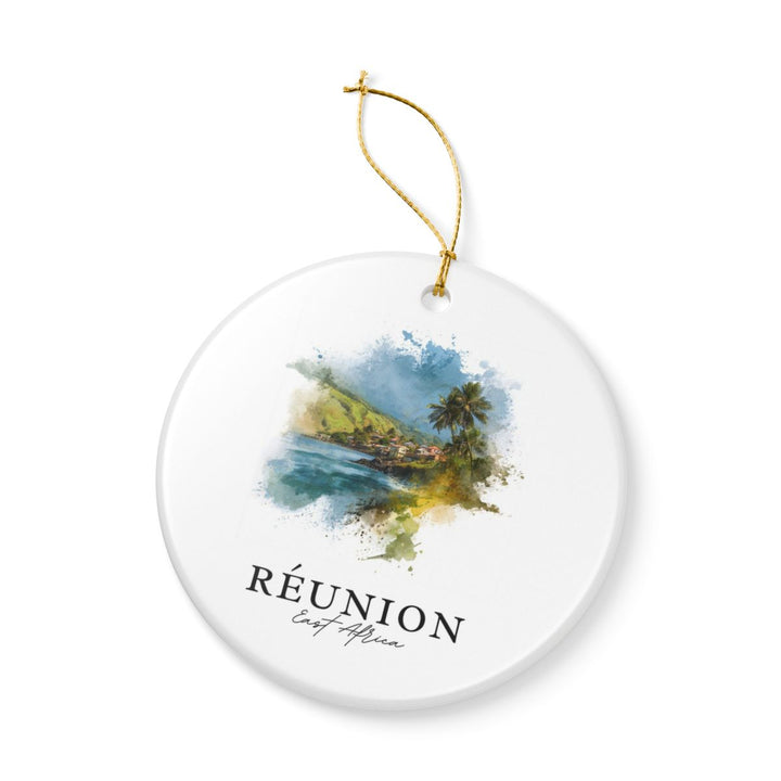 Réunion East Africa Ornament: Unique Réunion East Africa Souvenir, Réunion East Africa Xmas Decor, and Authentic Réunion East Africa Gift