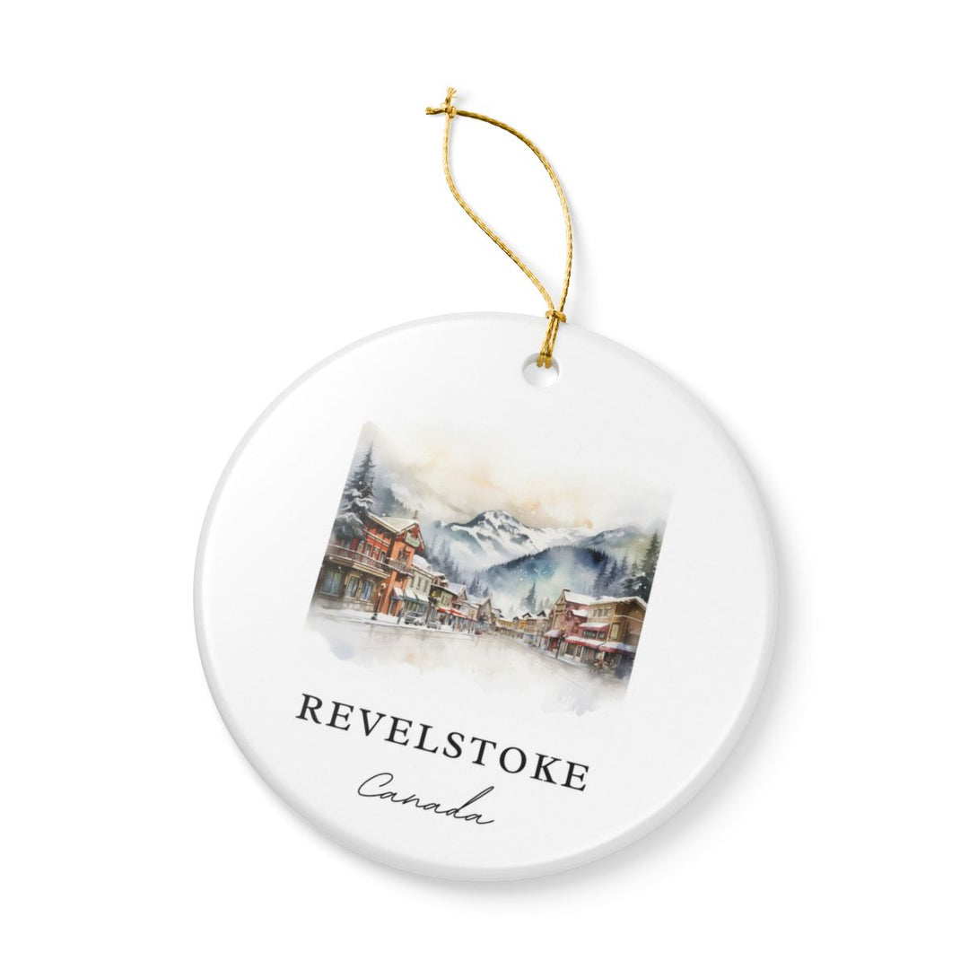 Revelstoke Canada Ornament: Unique Revelstoke Souvenir, Revelstoke Canada Xmas Decor, and Authentic Revelstoke Gift