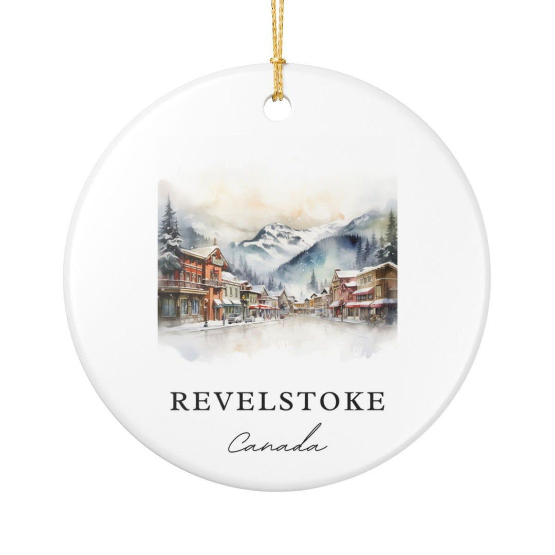 Revelstoke Canada Ornament: Unique Revelstoke Souvenir, Revelstoke Canada Xmas Decor, and Authentic Revelstoke Gift