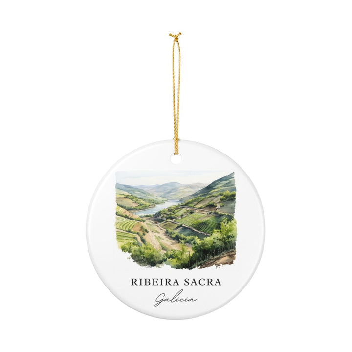 Ribeira Sacra Spain Ornament: Unique Ribeira Sacra Souvenir, Ribeira Sacra Spain Xmas Decor, and Authentic Ribeira Sacra Gift