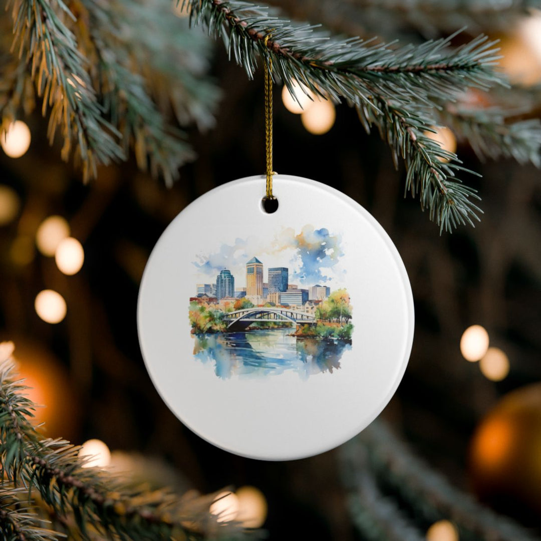 Richmond Virginia Ornament: Unique Richmond Souvenir, Richmond Virginia Xmas Decor, and Authentic Richmond Gift