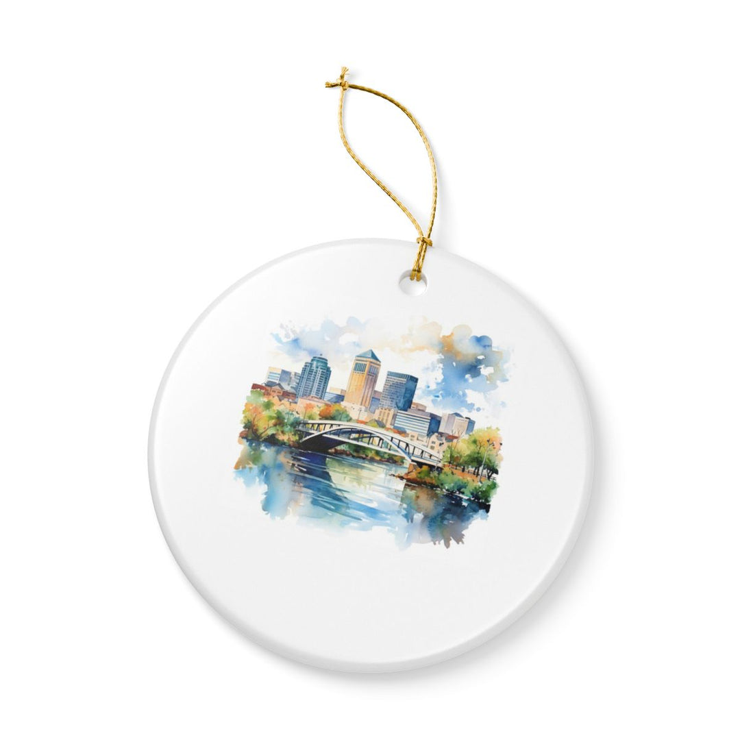 Richmond Virginia Ornament: Unique Richmond Souvenir, Richmond Virginia Xmas Decor, and Authentic Richmond Gift