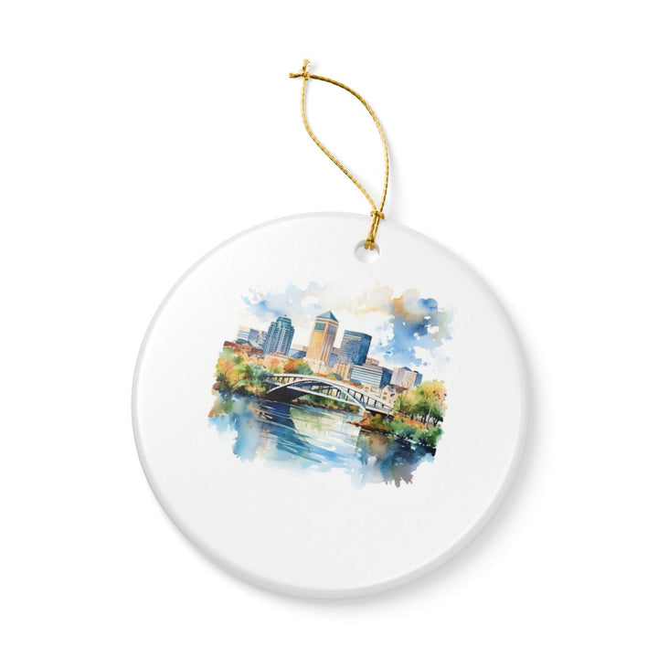 Richmond Virginia Ornament: Unique Richmond Souvenir, Richmond Virginia Xmas Decor, and Authentic Richmond Gift
