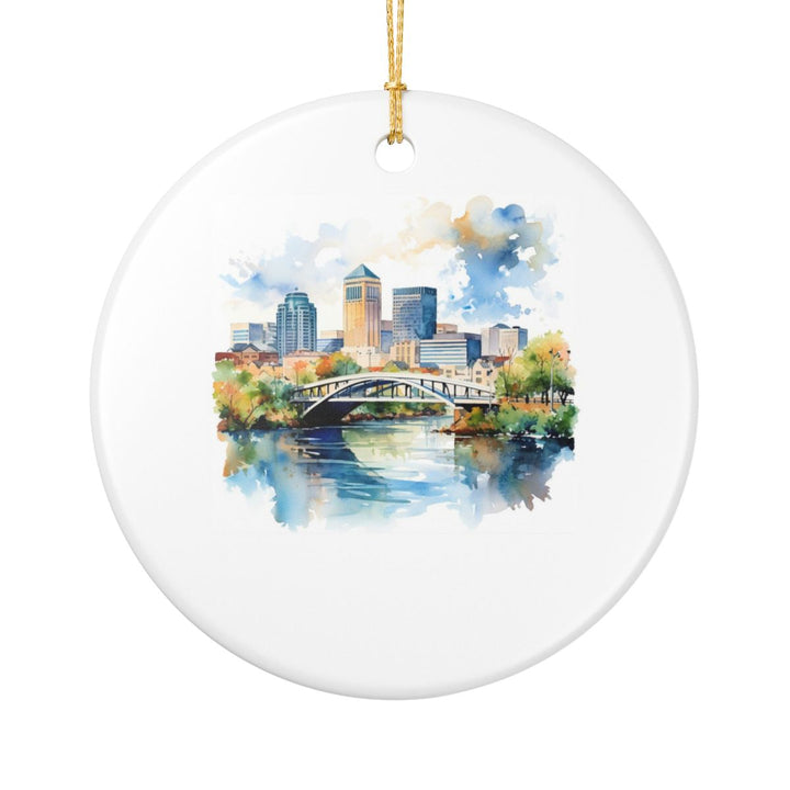 Richmond Virginia Ornament: Unique Richmond Souvenir, Richmond Virginia Xmas Decor, and Authentic Richmond Gift