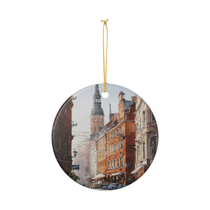 Riga Latvia Ornament: Unique Riga Souvenir, Riga Latvia Xmas Decor, and Authentic Riga Gift