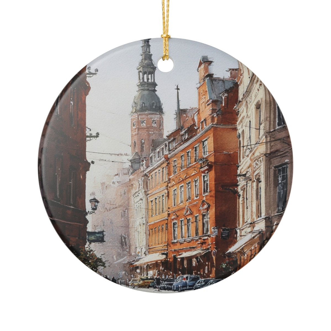 Riga Latvia Ornament: Unique Riga Souvenir, Riga Latvia Xmas Decor, and Authentic Riga Gift