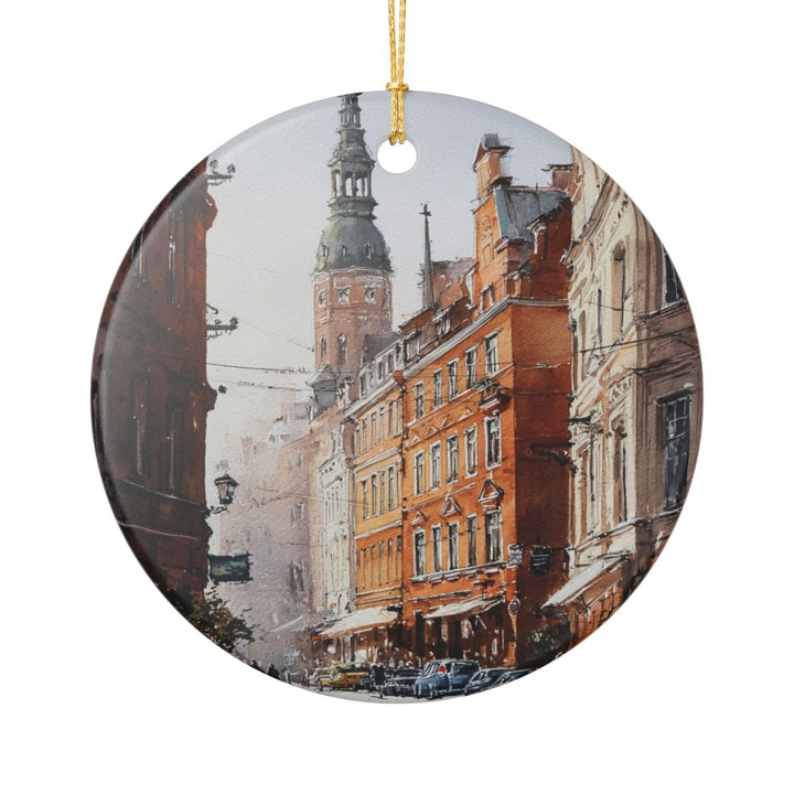 Riga Latvia Ornament: Unique Riga Souvenir, Riga Latvia Xmas Decor, and Authentic Riga Gift