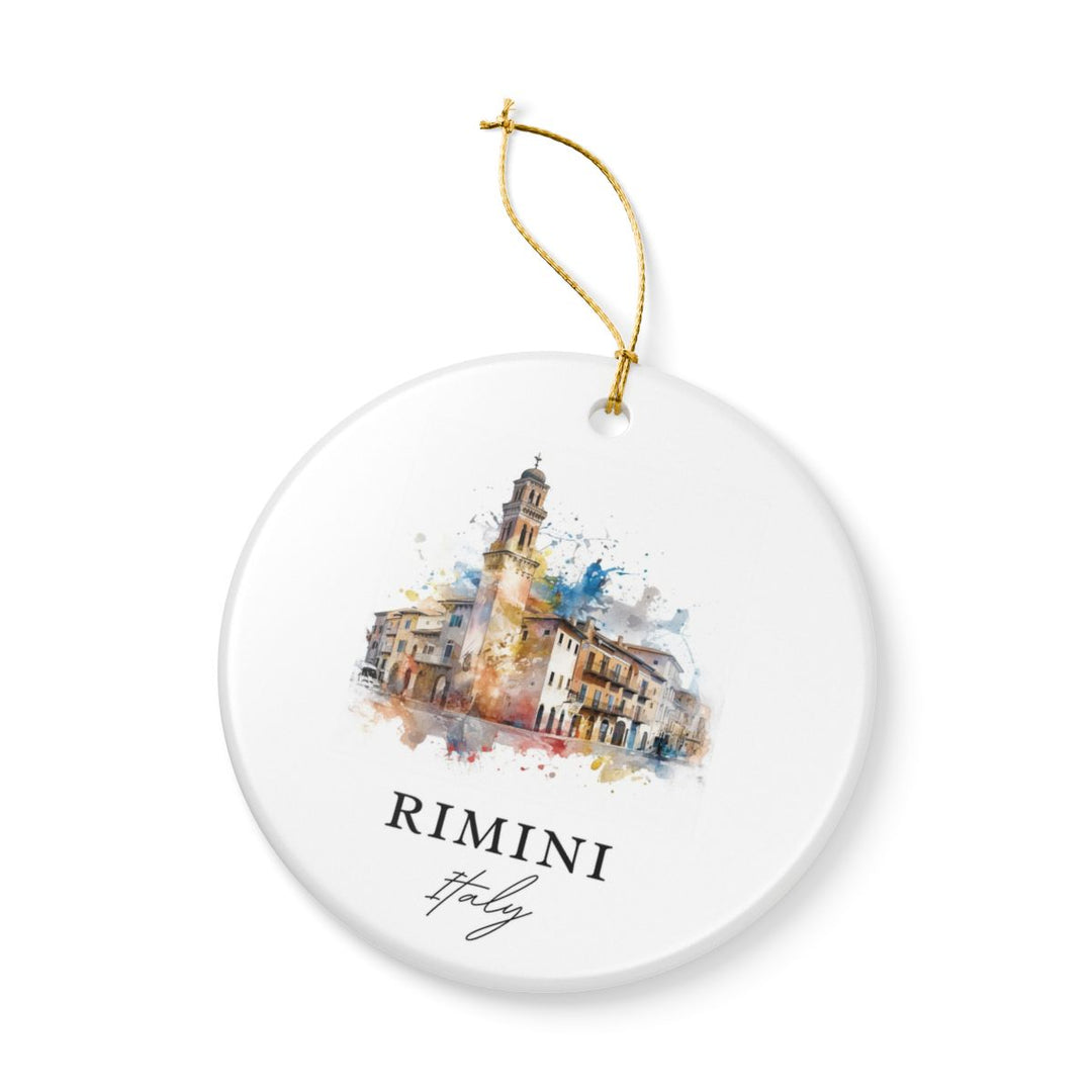 Rimini Italy Ornament: Unique Rimini Souvenir, Rimini Italy Xmas Decor, and Authentic Rimini Gift