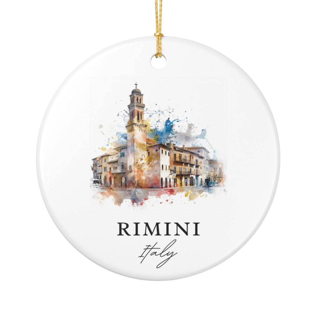 Rimini Italy Ornament: Unique Rimini Souvenir, Rimini Italy Xmas Decor, and Authentic Rimini Gift