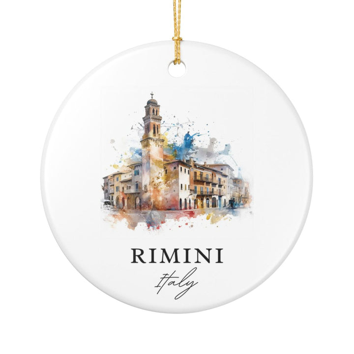 Rimini Italy Ornament: Unique Rimini Souvenir, Rimini Italy Xmas Decor, and Authentic Rimini Gift