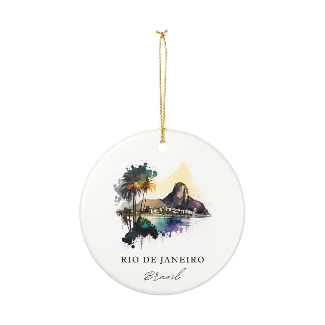 Rio DE Janeiro Ornament: Unique Rio DE Janeiro Souvenir, Rio DE Janeiro Xmas Decor, and Authentic Rio DE Janeiro Gift