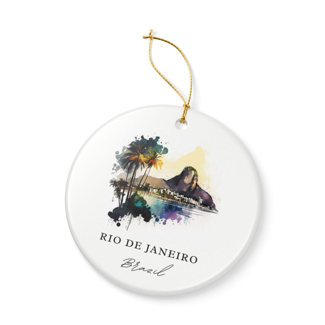 Rio DE Janeiro Ornament: Unique Rio DE Janeiro Souvenir, Rio DE Janeiro Xmas Decor, and Authentic Rio DE Janeiro Gift