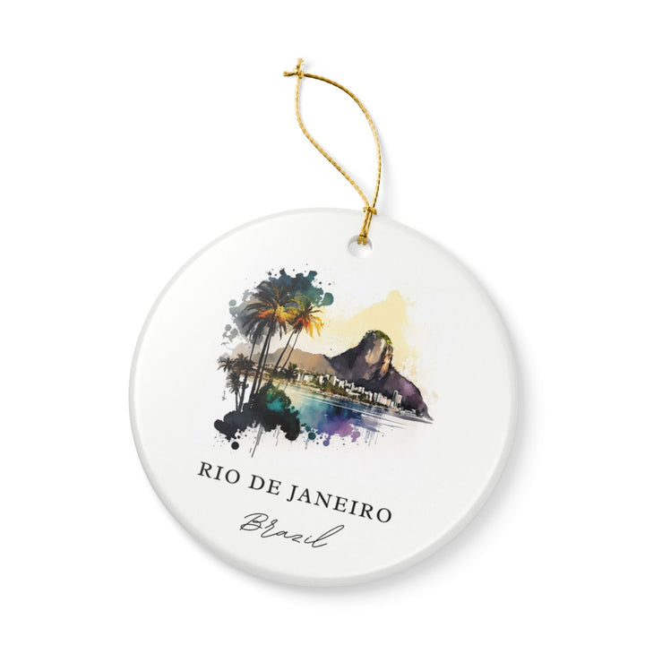 Rio DE Janeiro Ornament: Unique Rio DE Janeiro Souvenir, Rio DE Janeiro Xmas Decor, and Authentic Rio DE Janeiro Gift