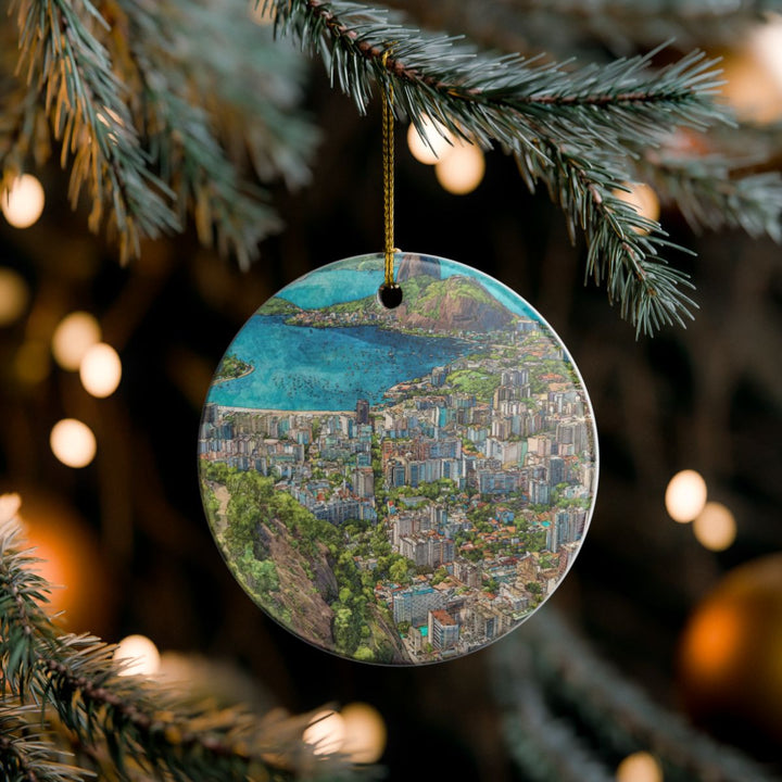 Rio DE Janeiro Ornament: Unique Rio DE Janeiro Souvenir, Rio DE Janeiro Xmas Decor, and Authentic Rio DE Janeiro Gift