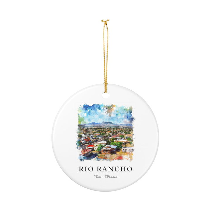 Rio Rancho New Mexico Ornament: Unique Rio Rancho Souvenir, Rio Rancho New Mexico Xmas Decor, and Authentic Rio Rancho Gift