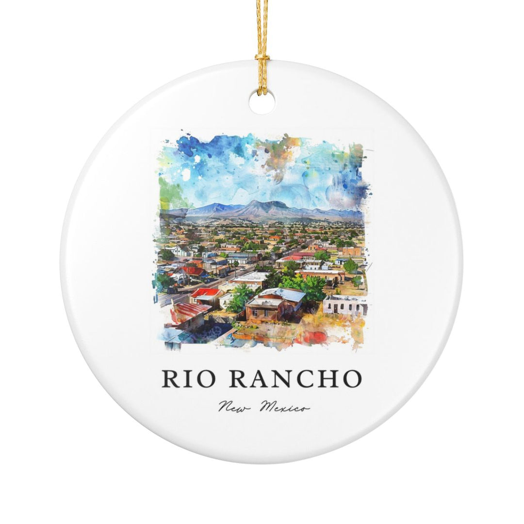 Rio Rancho New Mexico Ornament: Unique Rio Rancho Souvenir, Rio Rancho New Mexico Xmas Decor, and Authentic Rio Rancho Gift
