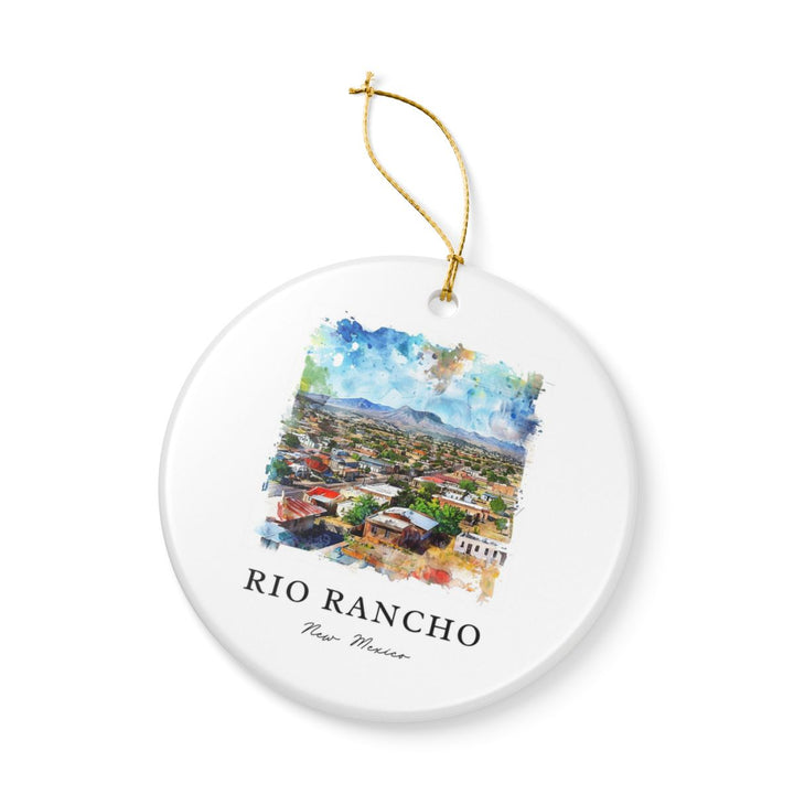 Rio Rancho New Mexico Ornament: Unique Rio Rancho Souvenir, Rio Rancho New Mexico Xmas Decor, and Authentic Rio Rancho Gift