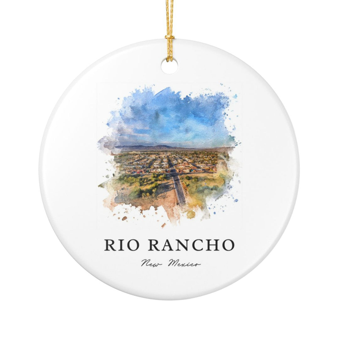 Rio Rancho New Mexico Ornament: Unique Rio Rancho Souvenir, Rio Rancho New Mexico Xmas Decor, and Authentic Rio Rancho Gift