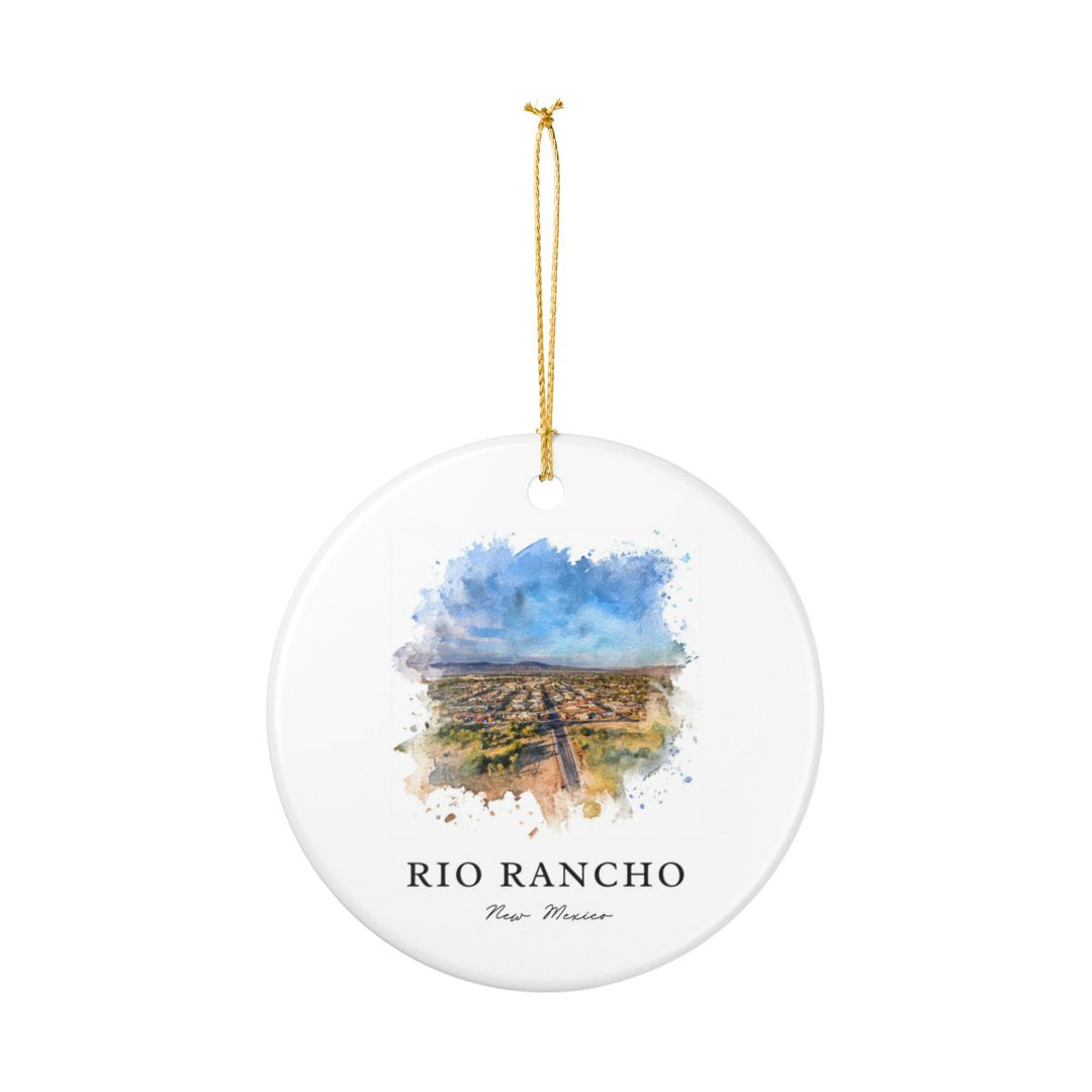 Rio Rancho New Mexico Ornament: Unique Rio Rancho Souvenir, Rio Rancho New Mexico Xmas Decor, and Authentic Rio Rancho Gift