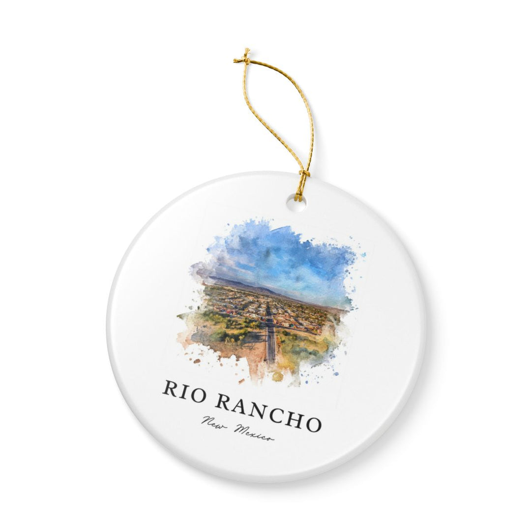 Rio Rancho New Mexico Ornament: Unique Rio Rancho Souvenir, Rio Rancho New Mexico Xmas Decor, and Authentic Rio Rancho Gift