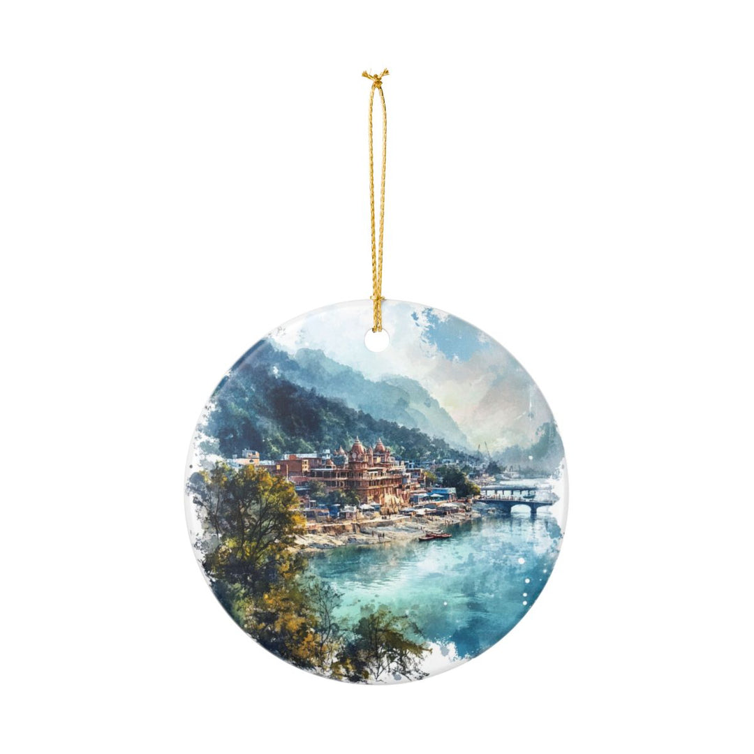 Rishikesh India Ornament: Unique Rishikesh Souvenir, Rishikesh India Xmas Decor, and Authentic Rishikesh Gift