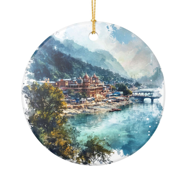 Rishikesh India Ornament: Unique Rishikesh Souvenir, Rishikesh India Xmas Decor, and Authentic Rishikesh Gift