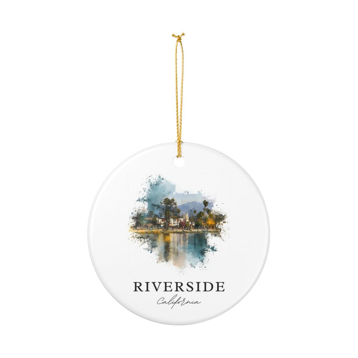 Riverside California Ornament: Unique Riverside Souvenir, Riverside California Xmas Decor, and Authentic Riverside Gift