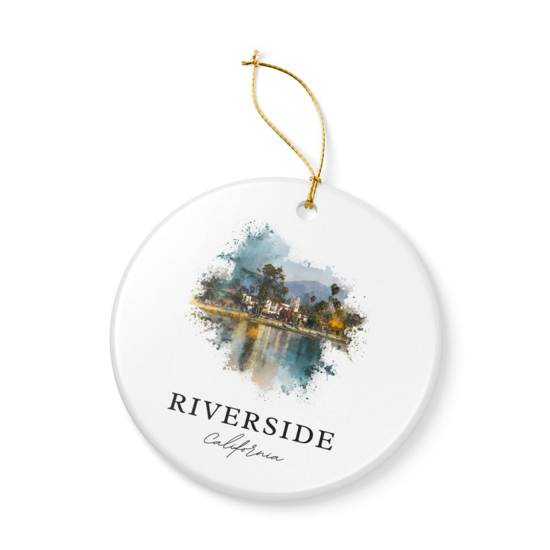Riverside California Ornament: Unique Riverside Souvenir, Riverside California Xmas Decor, and Authentic Riverside Gift